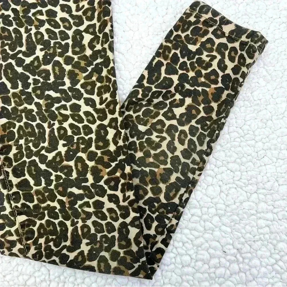 We The Free Animal Print Highrise Skinny Pants Jeggings Size 26 - Picture 5 of 14